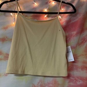American Eagle Ribbed Cropped Cami